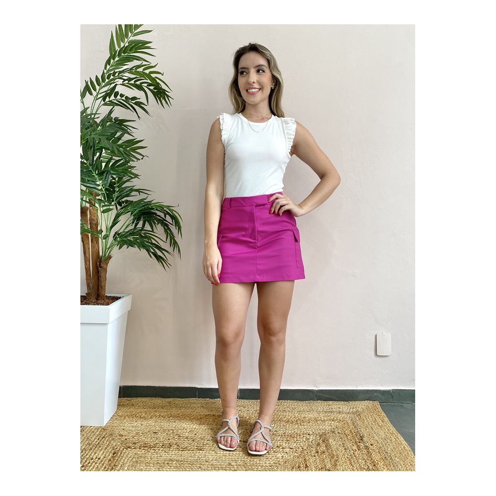 Shorts Saia Cargo - Rosa - DONNA LELLA