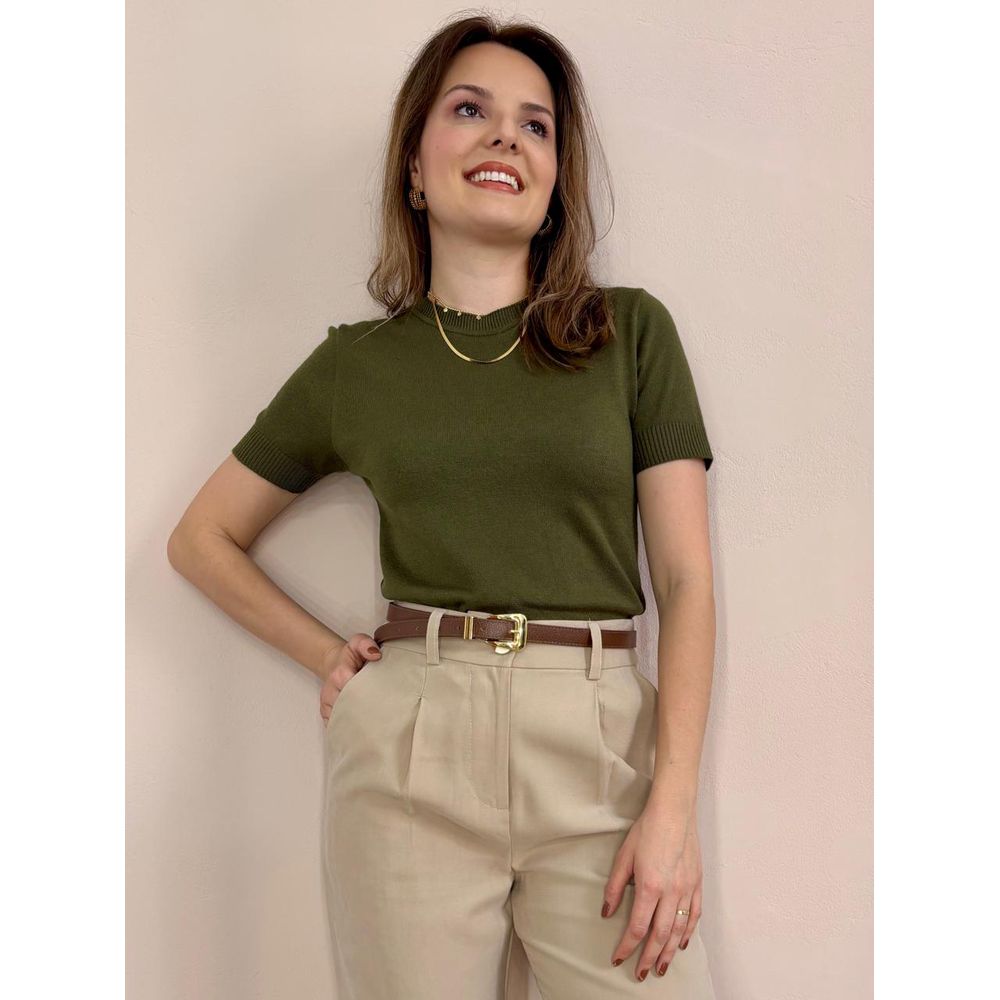 Blusa Drica - Militar - DONNA LELLA