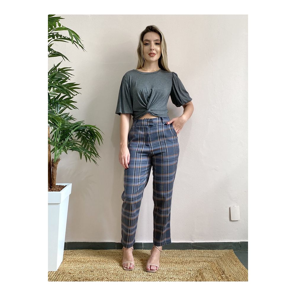 Calça Michele Xadrez - DONNA LELLA
