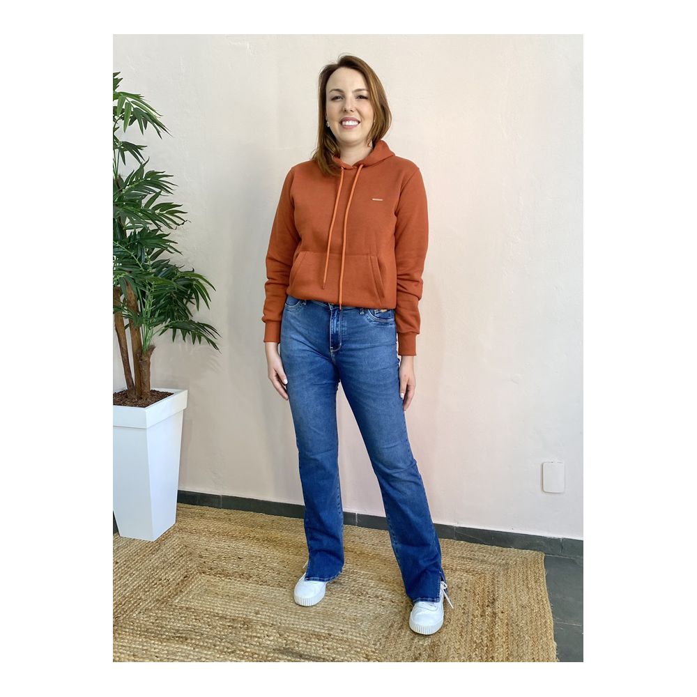 Calça Jeans Bootcut Fenda - DONNA LELLA