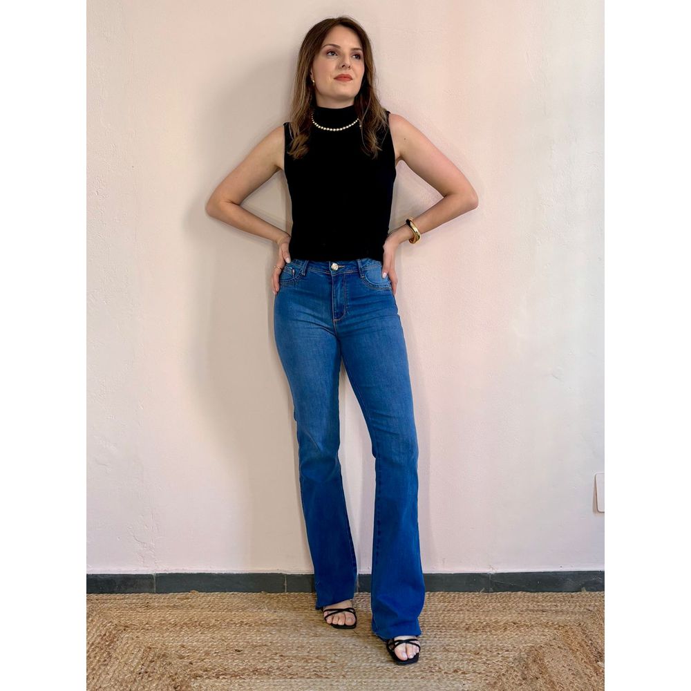 Calça Juliana Jeans Flare - DONNA LELLA