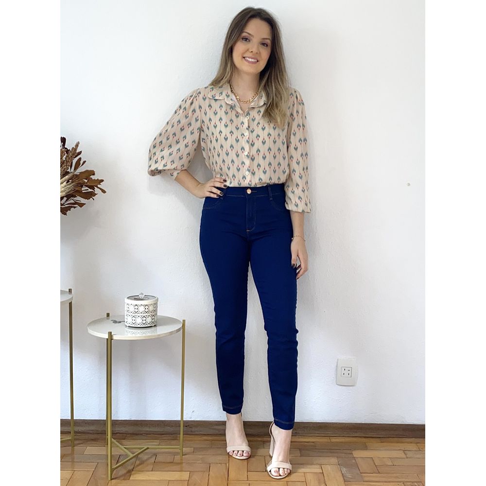 Calça Jeans Cigarrete Malbec - DONNA LELLA