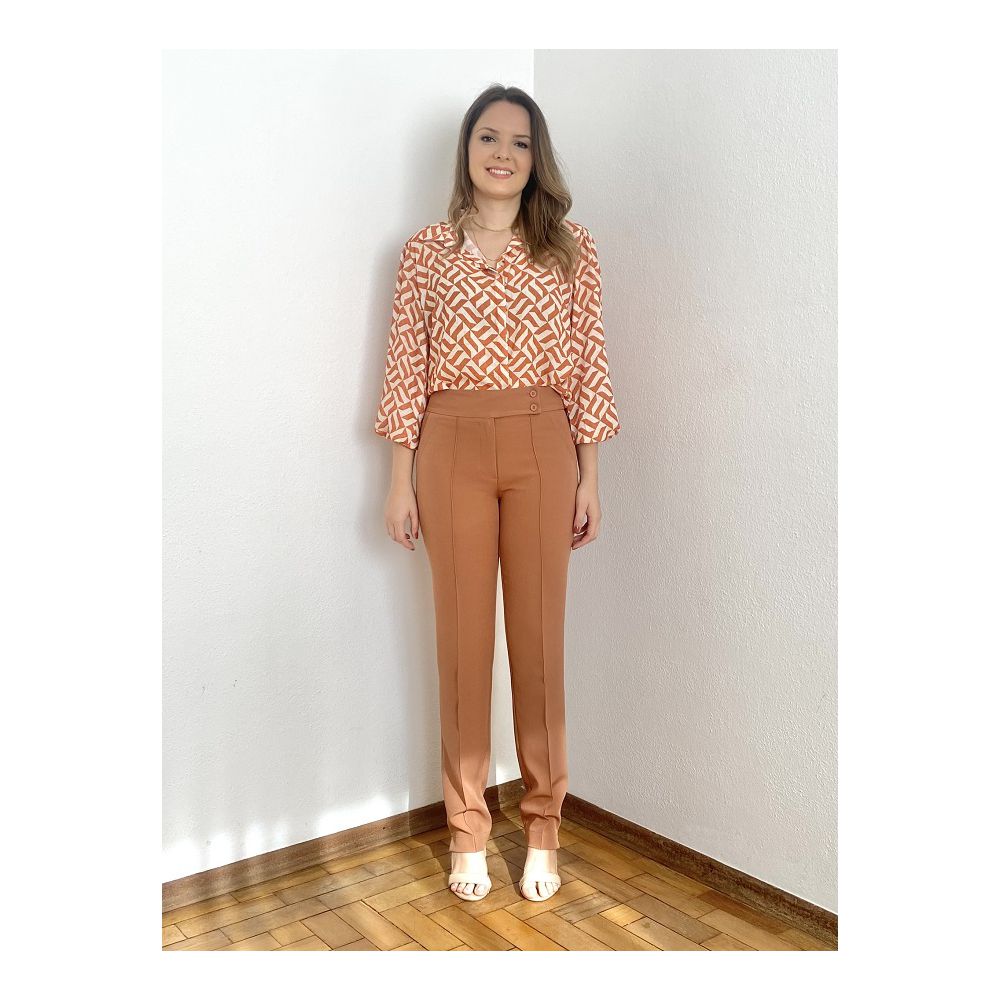 Calça Gardenia - Capuccino - DONNA LELLA