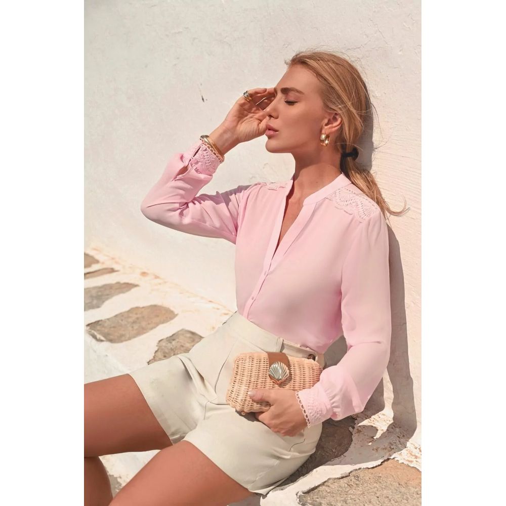 Camisa Caterina - Rosa - DONNA LELLA