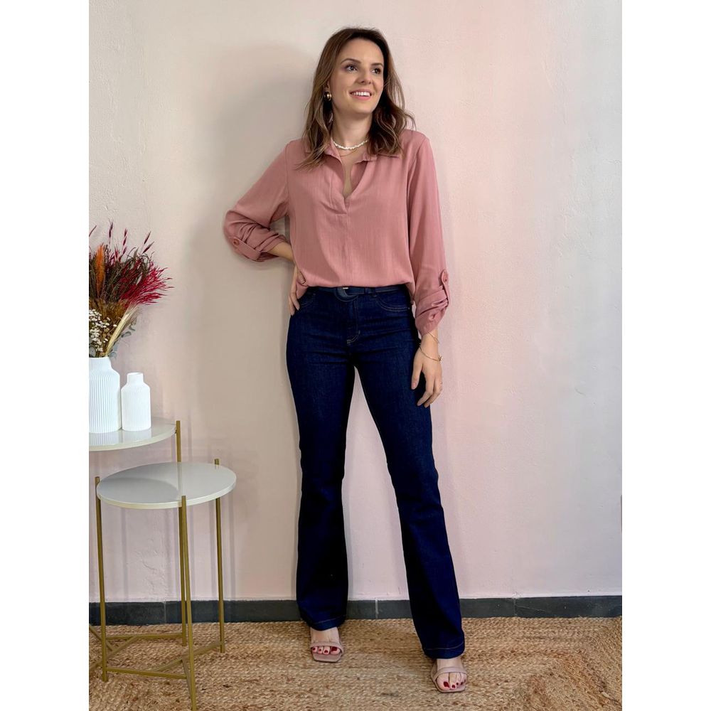 Calça Barbara - Jeans Flare Petit - DONNA LELLA