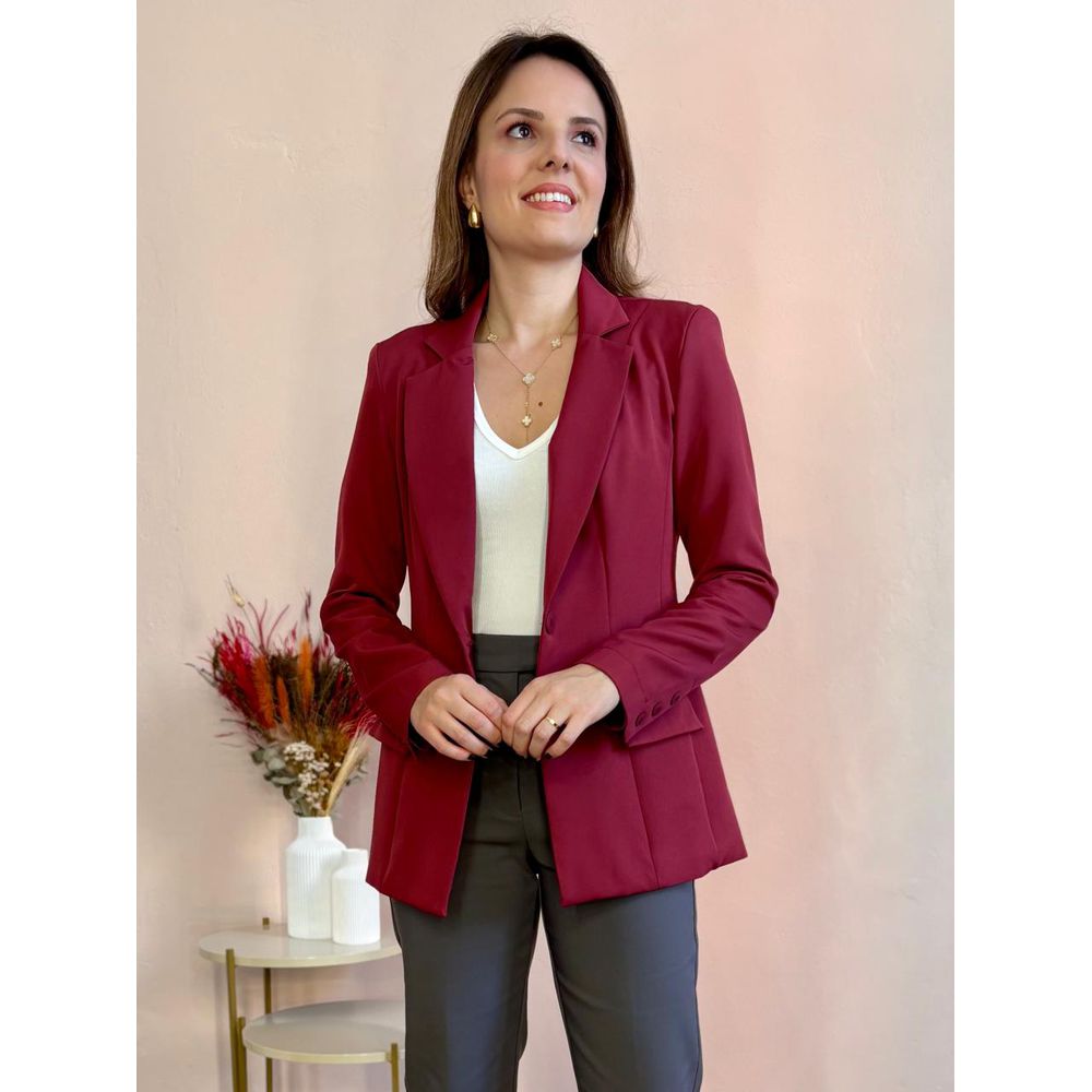 Blazer Marina - Vinho - DONNA LELLA