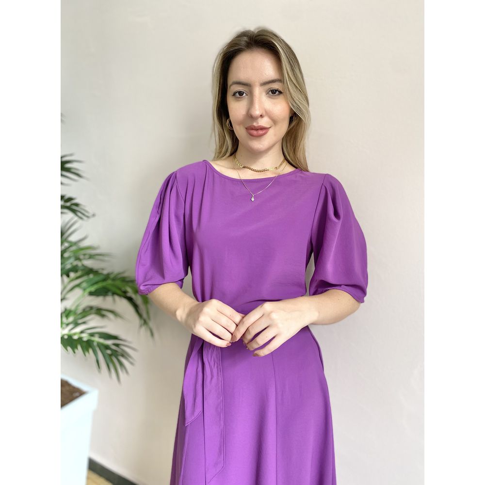 Blusa Bruna Crepe - Orquídea - DONNA LELLA