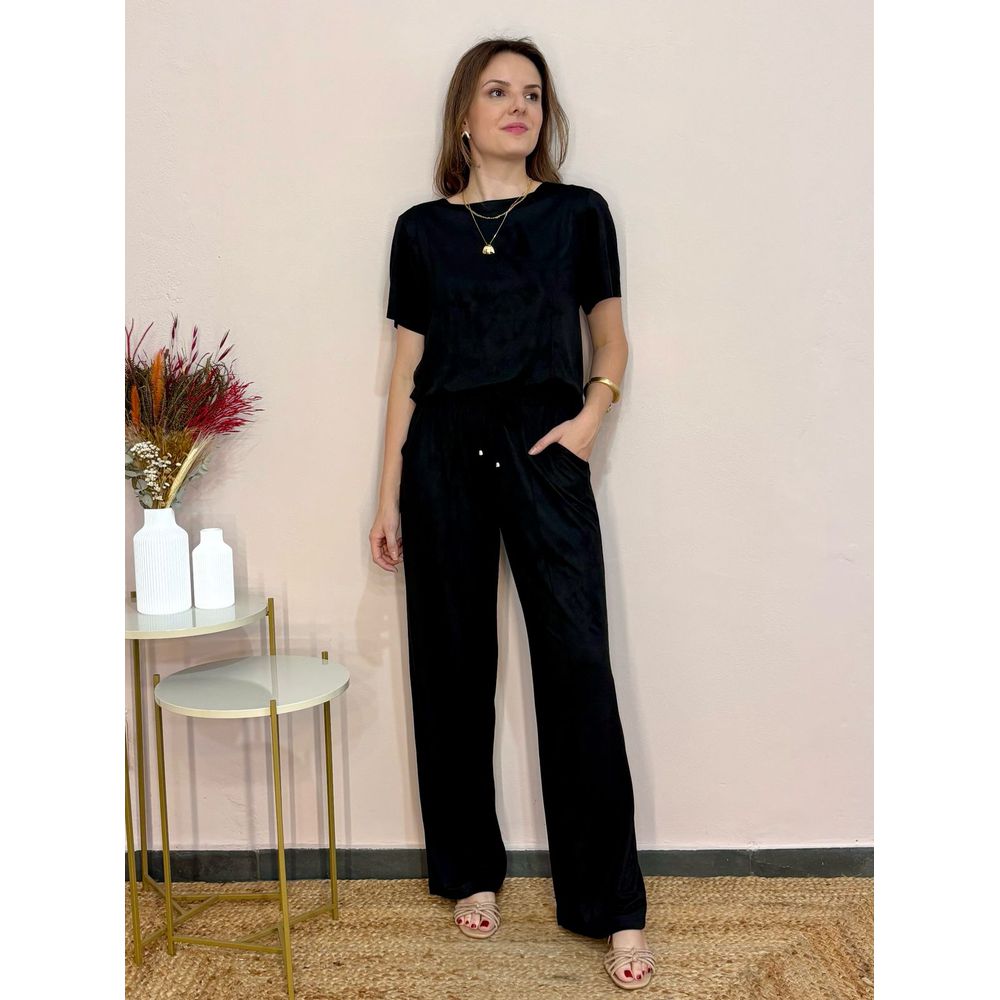 Conjunto Suede Leticia - Preto - DONNA LELLA