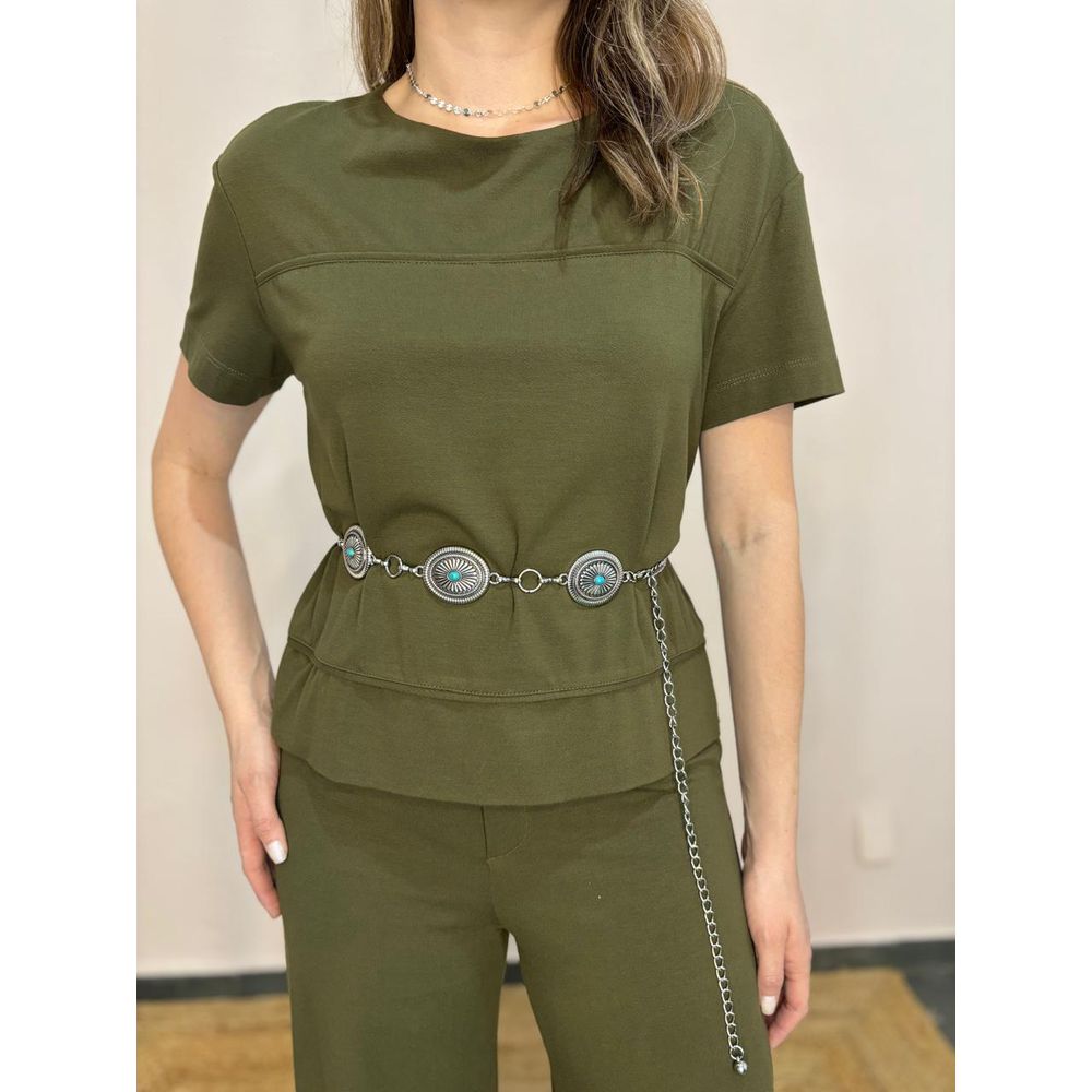 Blusa Eloisa - Oliva - DONNA LELLA