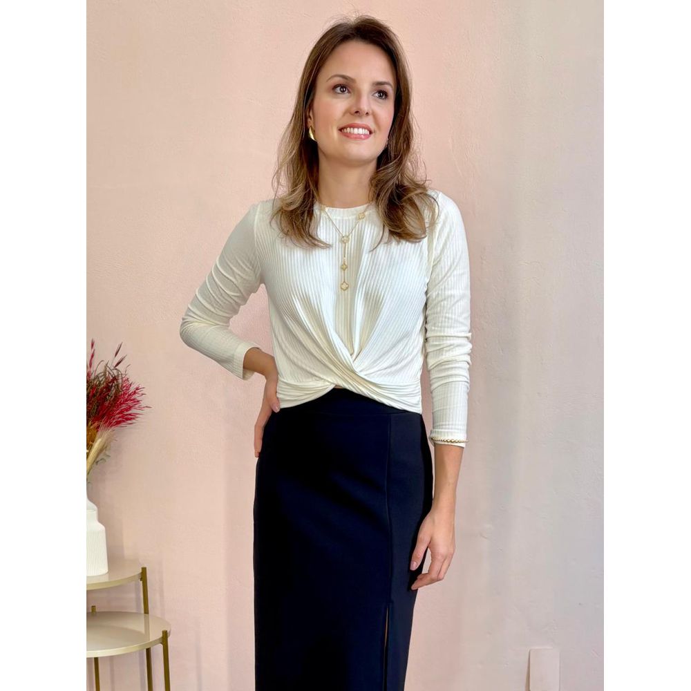 Blusa Marcela - Offwhite - DONNA LELLA