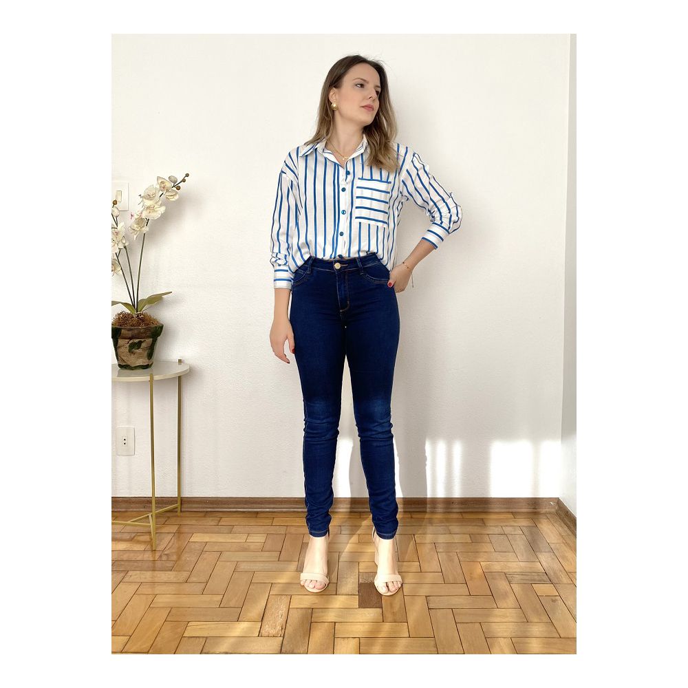Calça Jeans Malha Skinny JULIA - DONNA LELLA