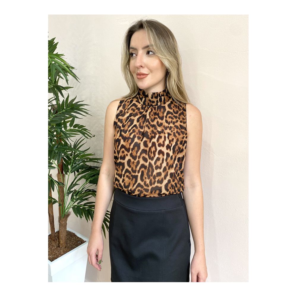 Blusa Animal Print - DONNA LELLA