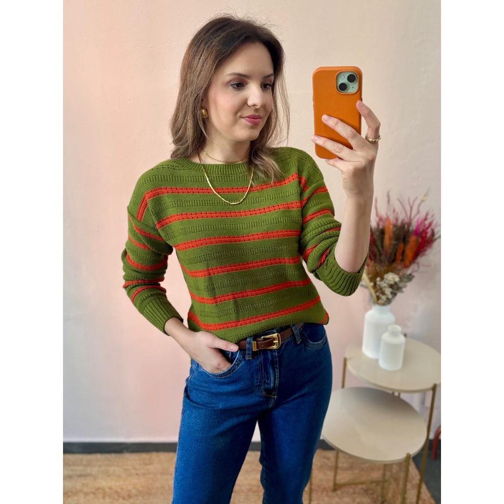 Tricô Lara Listrado - DONNA LELLA