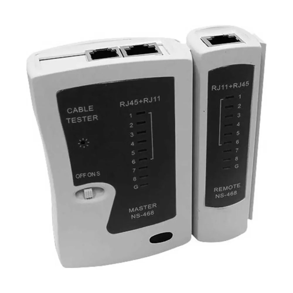TESTADOR DIGITAL DE CABOS DE REDE RJ45/RJ11 | Eletro Light