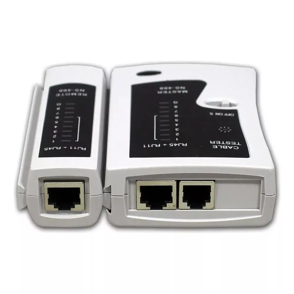 TESTADOR DIGITAL DE CABOS DE REDE RJ45/RJ11 | Eletro Light