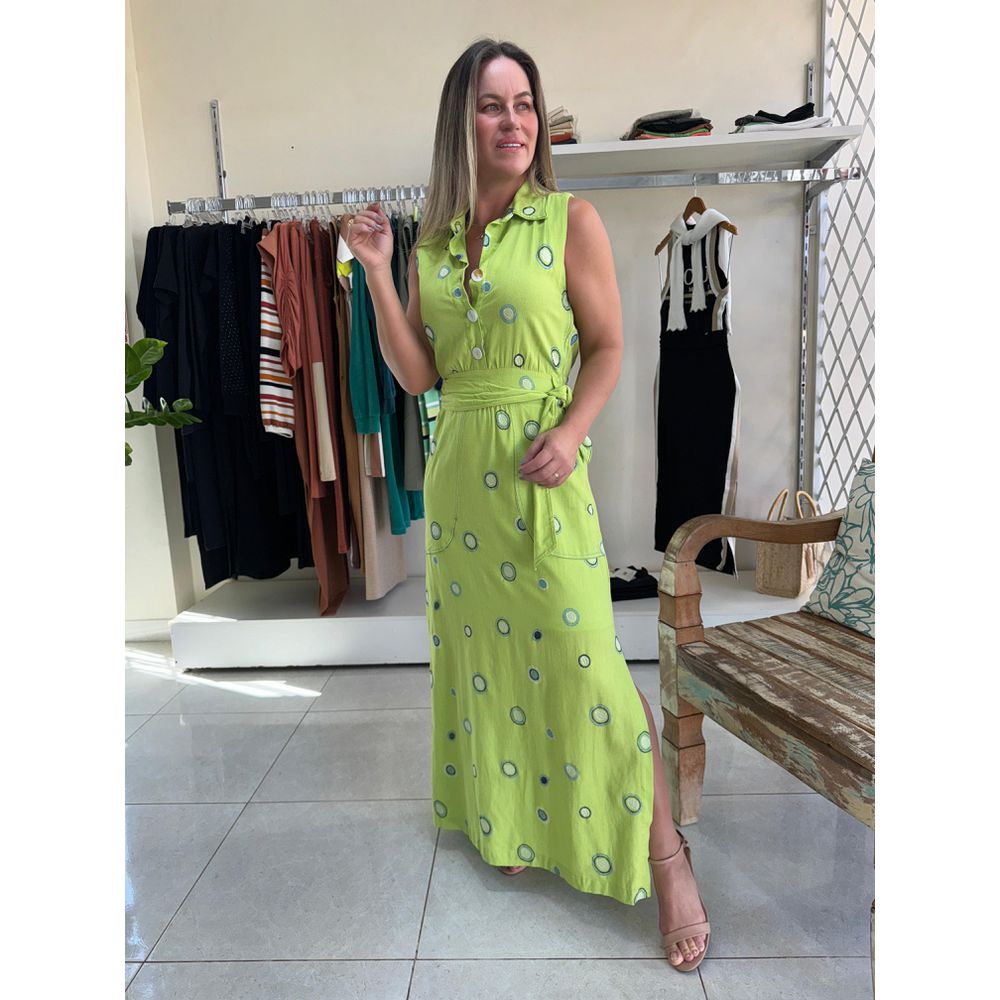 Vestido Kimika - Verde - Elisete Ferreira