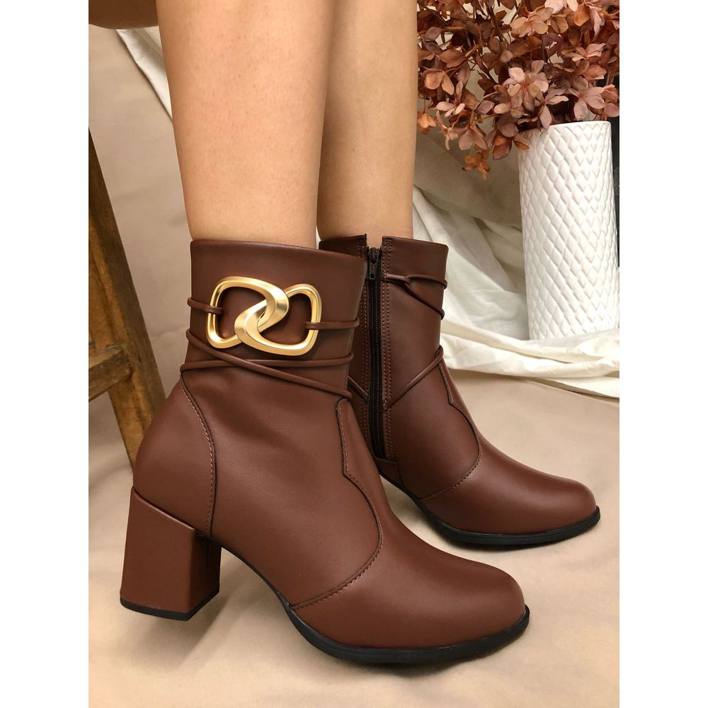 Bota Cano Médio Com Abs - Terra