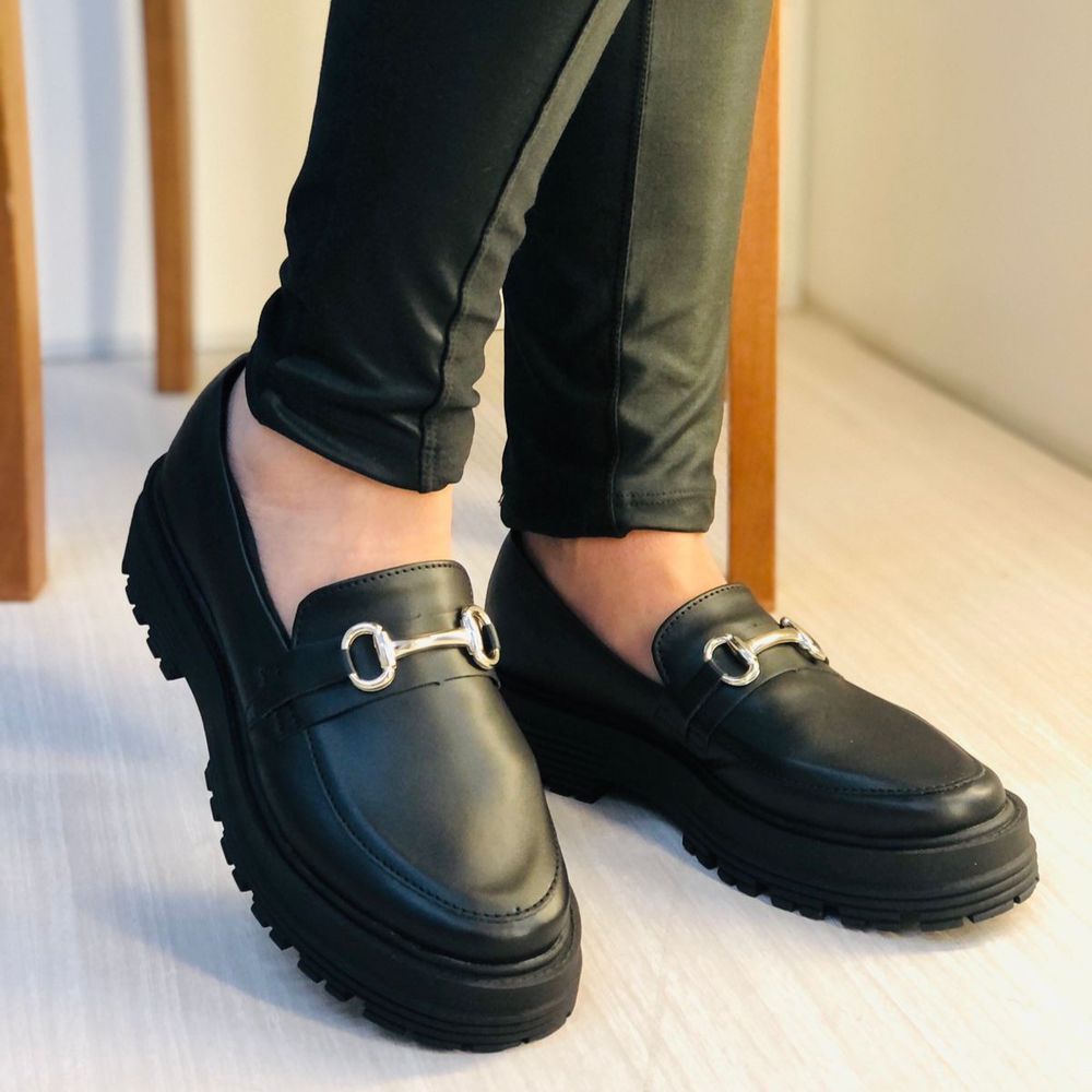 Mocassim com discount fivela