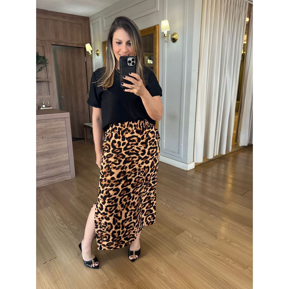 CONJUNTO EM LIOCEL BEATRIZ - ANIMAL PRINT - Espasso Bela | Moda Feminina