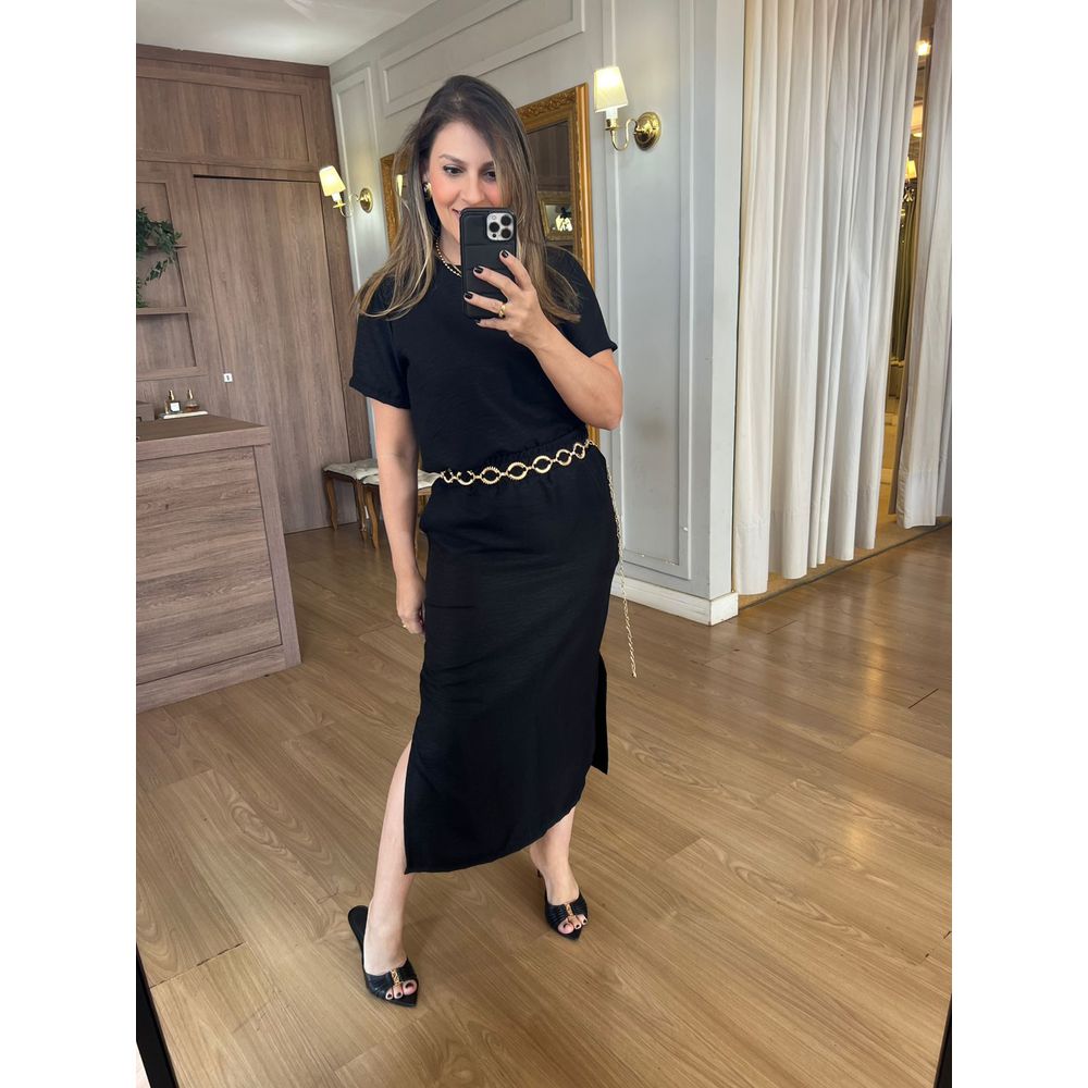 CONJUNTO EM LIOCEL BEATRIZ - PRETO - Espasso Bela | Moda Feminina
