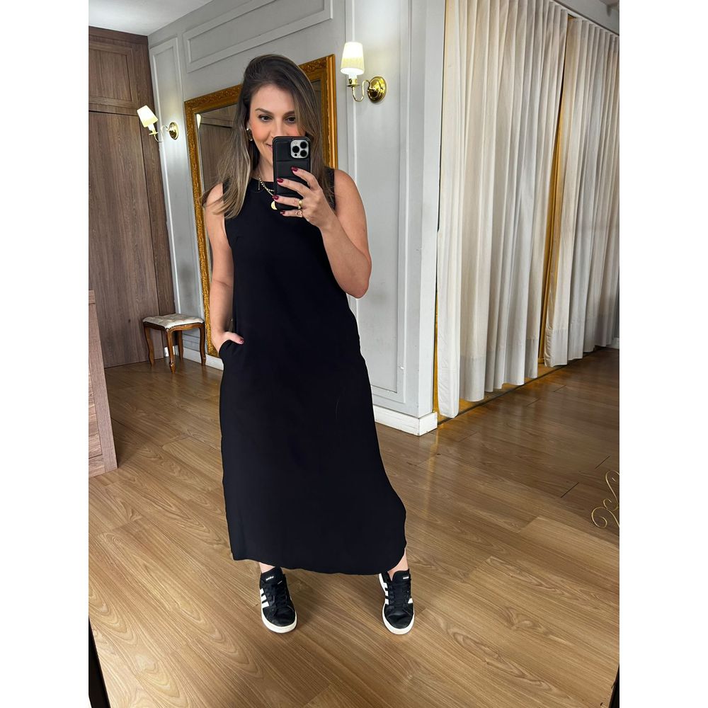 VESTIDO MARILIA - PRETO - Espasso Bela | Moda Feminina
