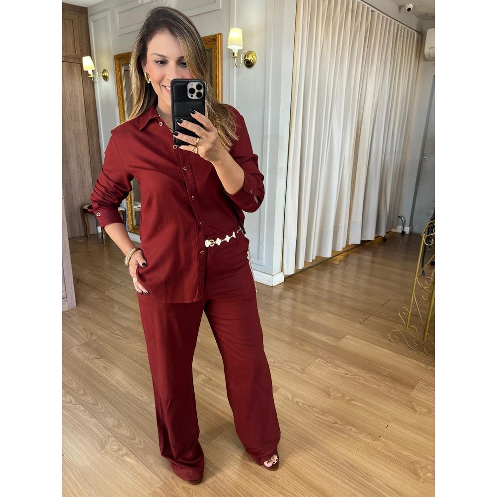 CALÇA - MARSALA - Espasso Bela | Moda Feminina