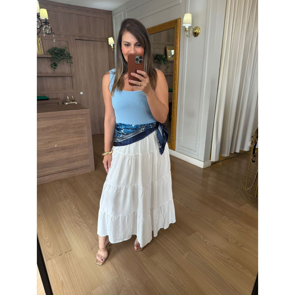 REGATA CANELADA - AZUL CANDY - Espasso Bela | Moda Feminina
