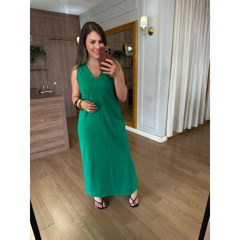 VESTIDO MALHA DE ALGODÃO CELINA - BANDEIRA - Espasso Bela | Moda Feminina