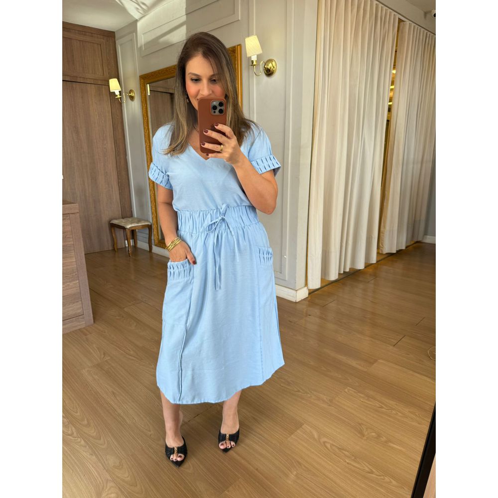 CONJUNTO LIOCEL MARI - AZUL - Espasso Bela | Moda Feminina