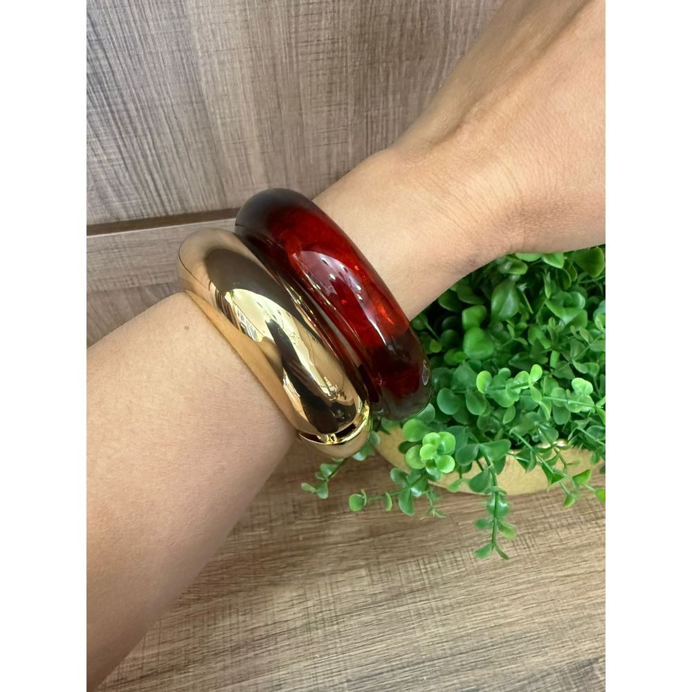 BRACELETES EM METAL - DOURADO - Espasso Bela | Moda Feminina