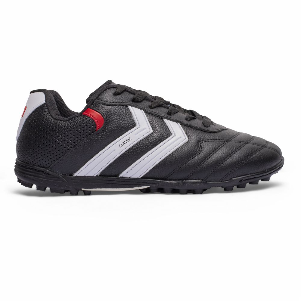 Chuteira Classic Society Adulto - Preto/Branco - IBAL Esportivos