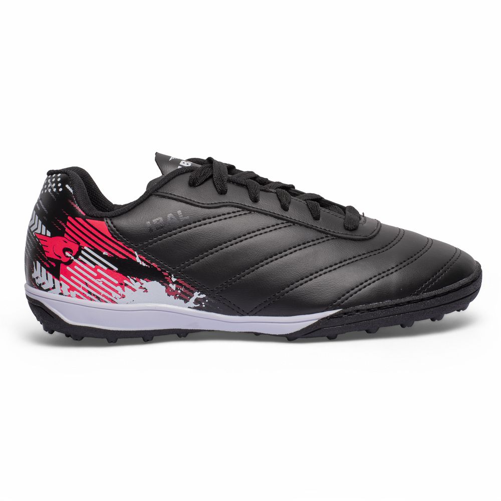 Chuteira Cyclone Society Adulto - Preto/Pink - IBAL Esportivos