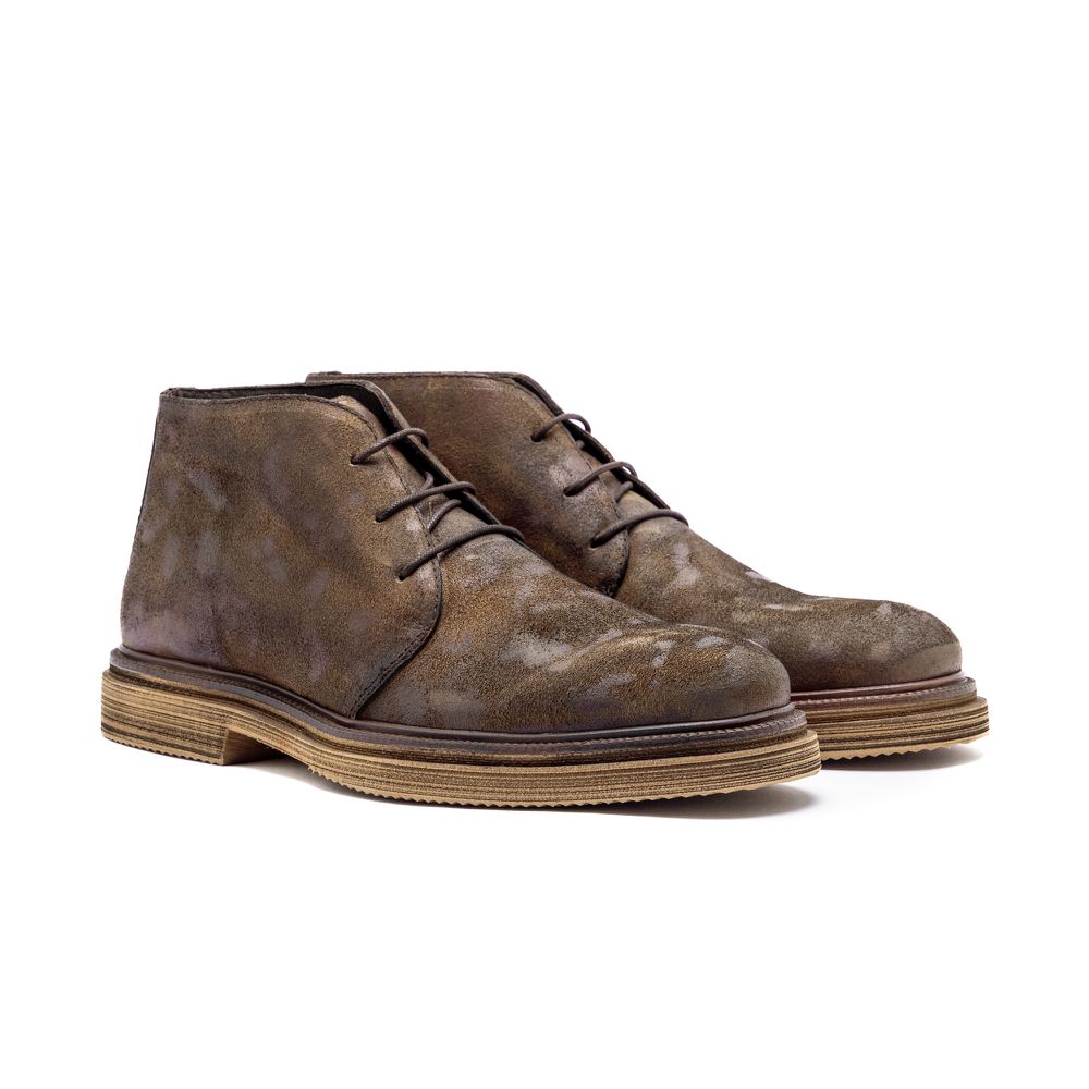 Bota Masculina ACHILLES Washed Conhaque