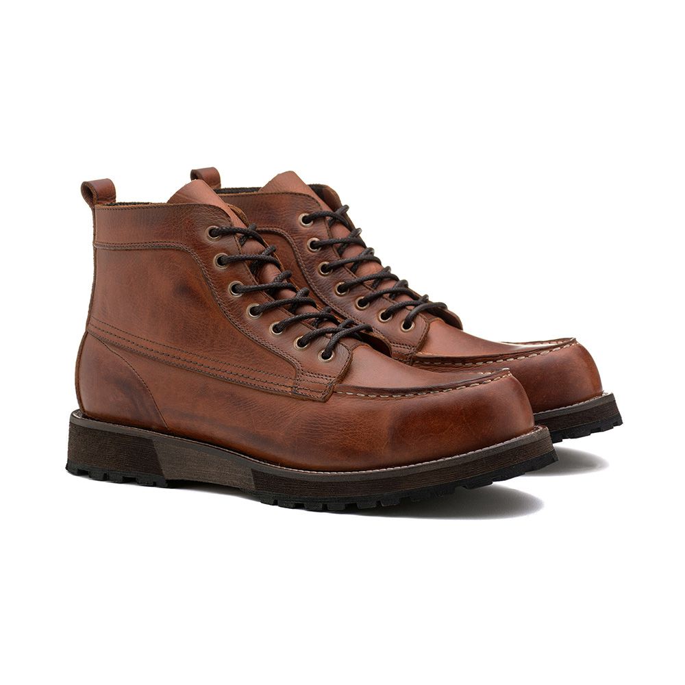 Bota Masculina ZAKI Conhaque