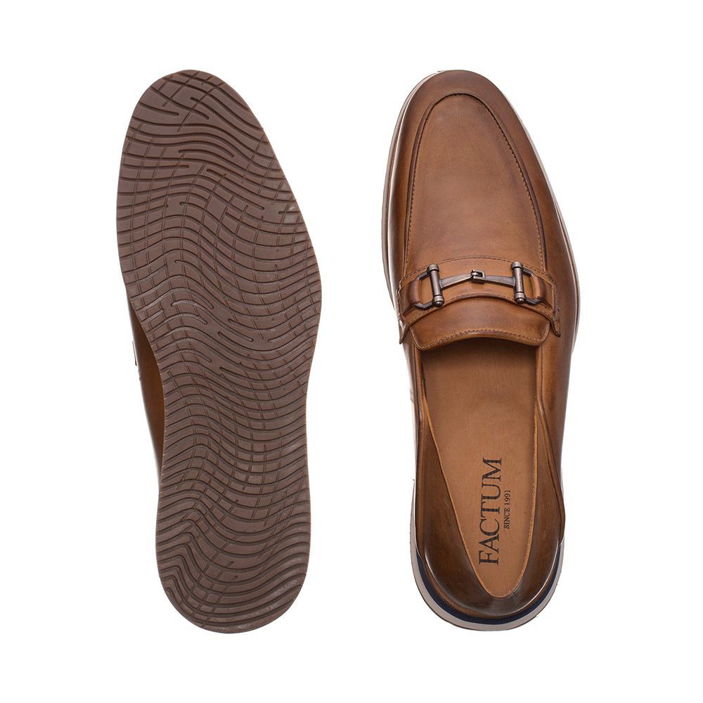 Sapato Casual Masculino Gunter Whisky Factum Shoes
