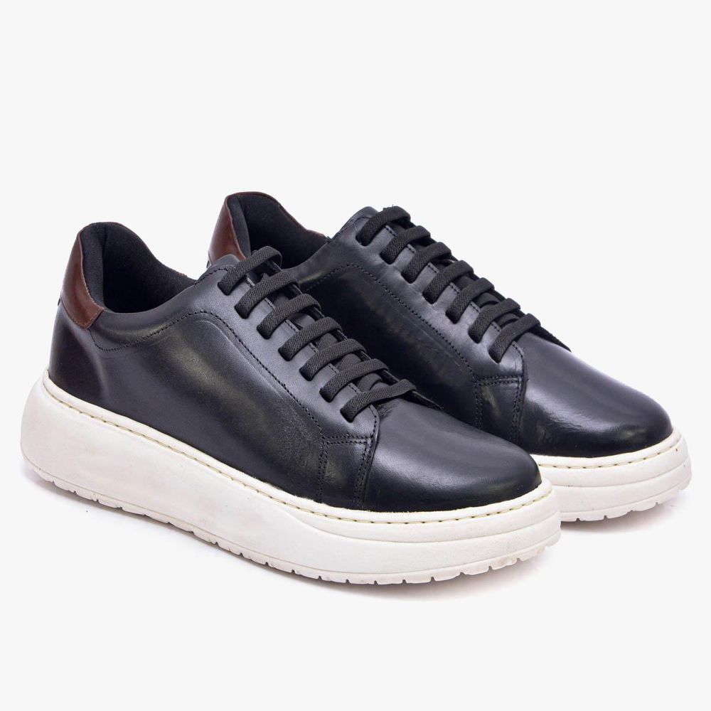 Tênis de Couro Bolt Urban Black