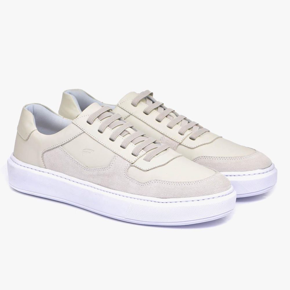 Tênis de couro Canada Off White