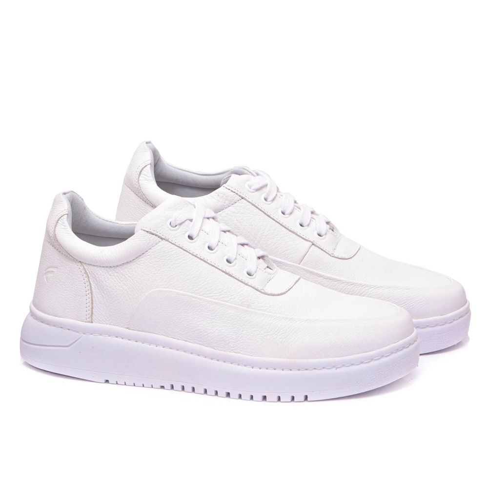 Tênis de Couro Gales All White
