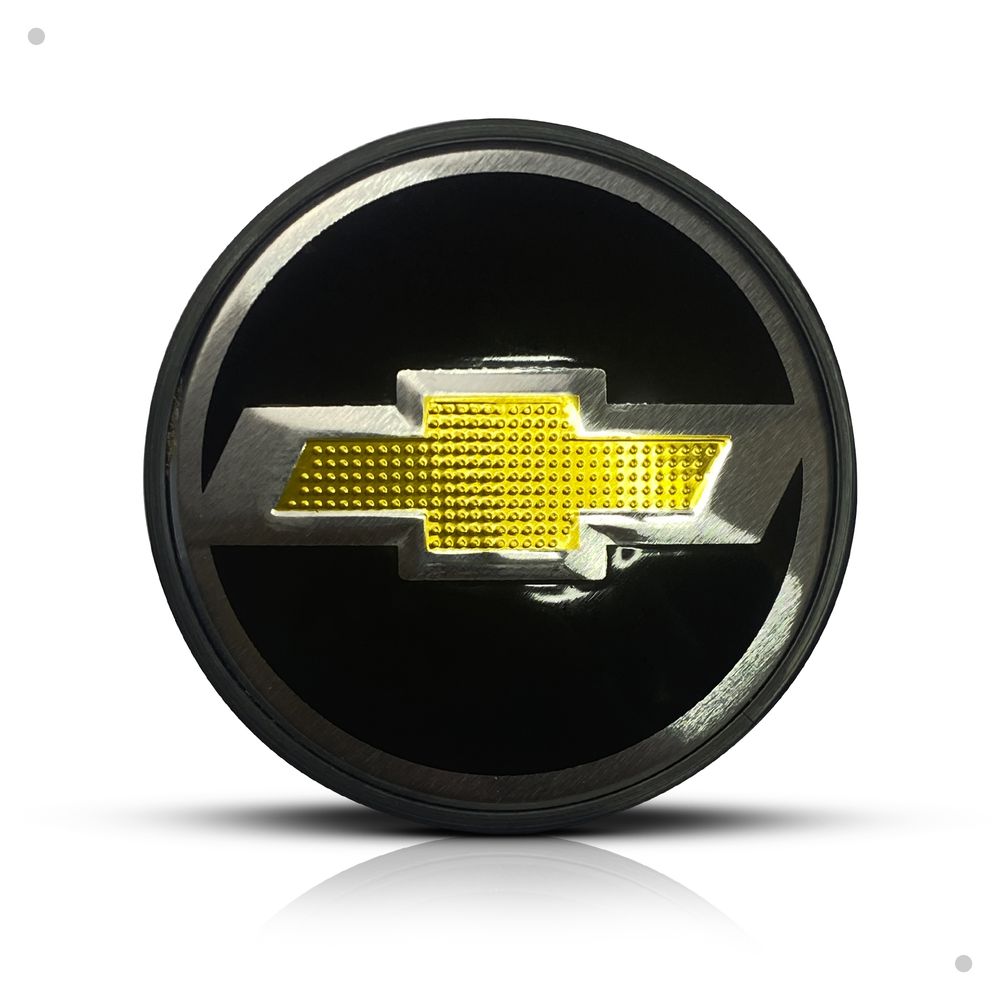 Kit 4 Calotinhas GM Vectra Elite Preto Com Dourado – Encaixe Original, Alta Durabilidade e Visual Sofisticado