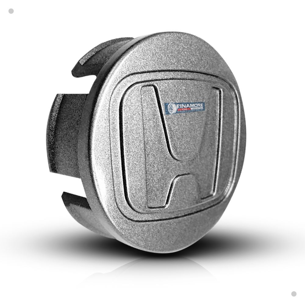 Kit 4 Calotinhas Roda Honda City Fit WR-V Prata – Encaixe Perfeito + Visual Original Restaurado