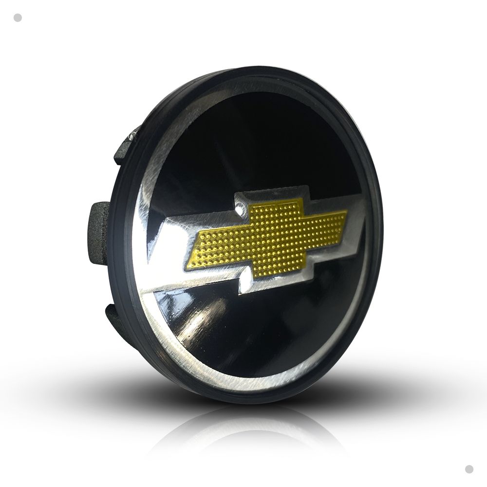 Kit 4 Calotinhas GM Vectra Elite Preto Com Dourado – Encaixe Original, Alta Durabilidade e Visual Sofisticado