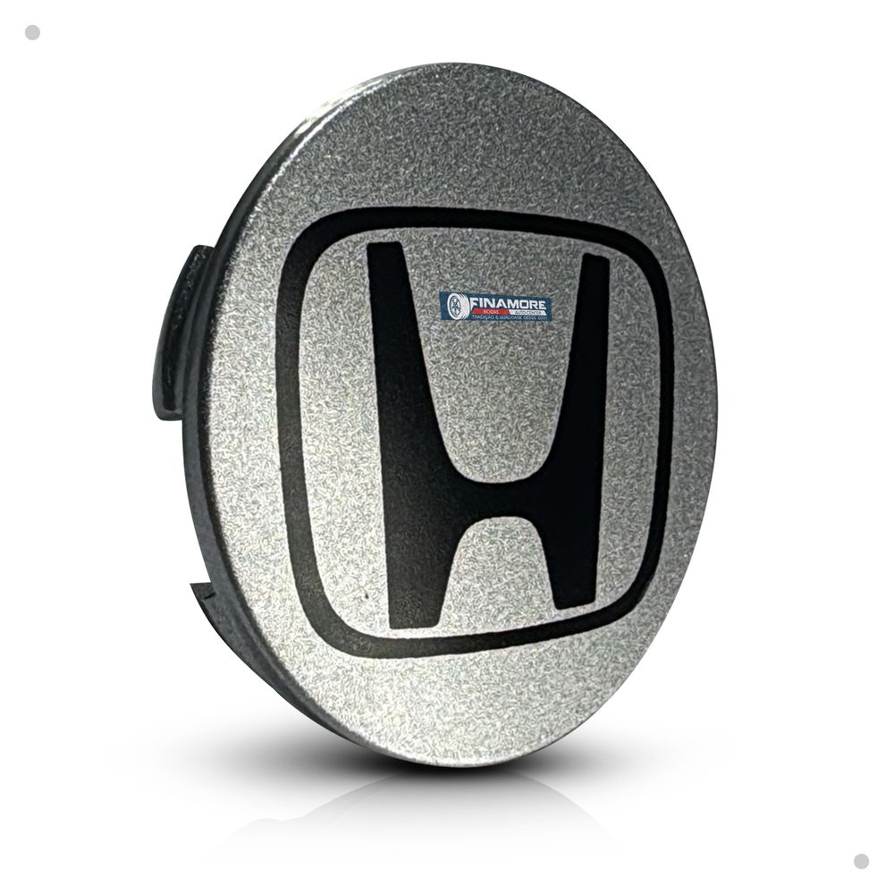 Kit 4 Calotinhas Honda Civic Prata com Emblema – Acabamento Original e Encaixe Perfeito nas Rodas
