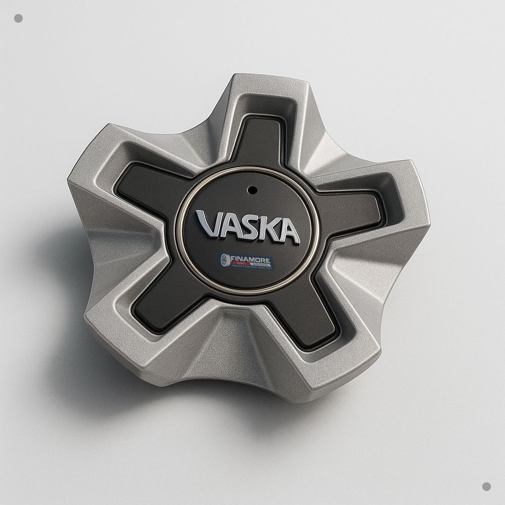 Kit 4 Calotas Vaska VK280 Prata com Emblema Cromado – Encaixe Seguro e Estilo Premium
