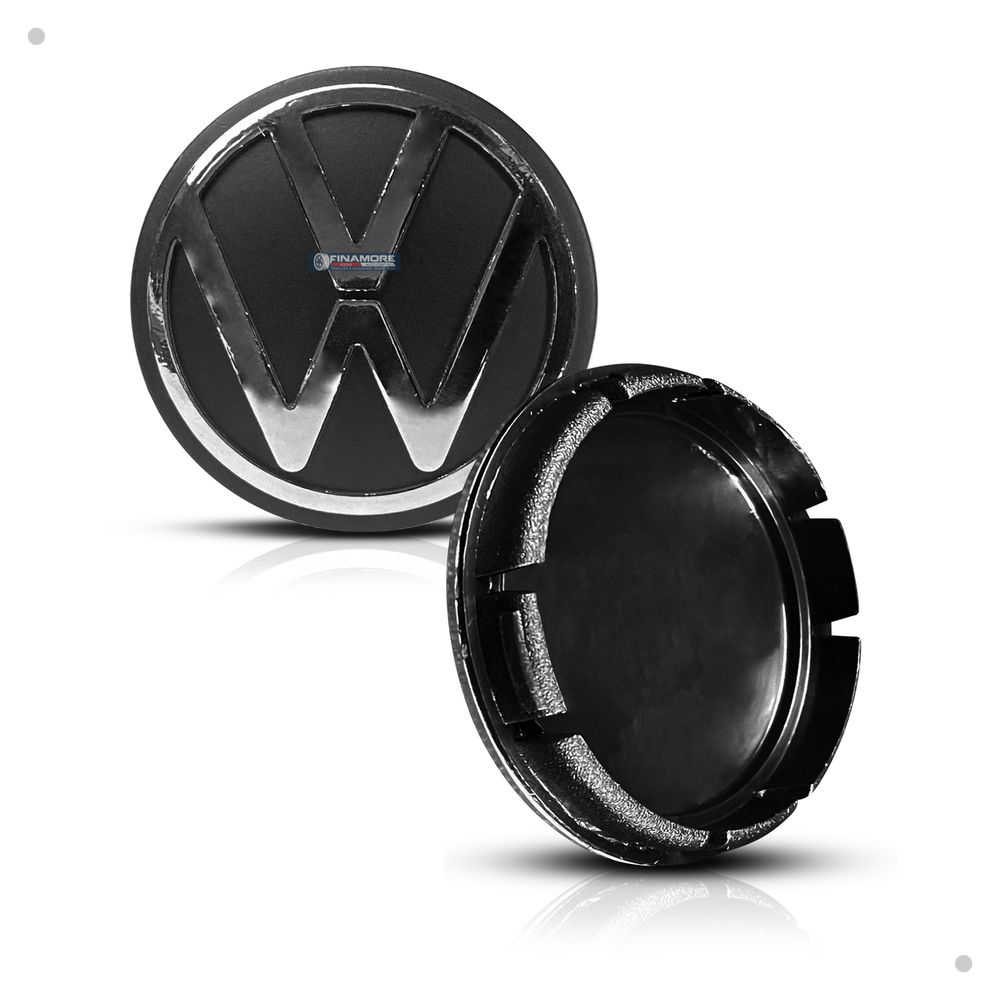 Kit 4 Calotinhas Centro de Roda VW Original Nivus Polo Fox T-Cross 56mm – Encaixe Perfeito + Visual Autêntico