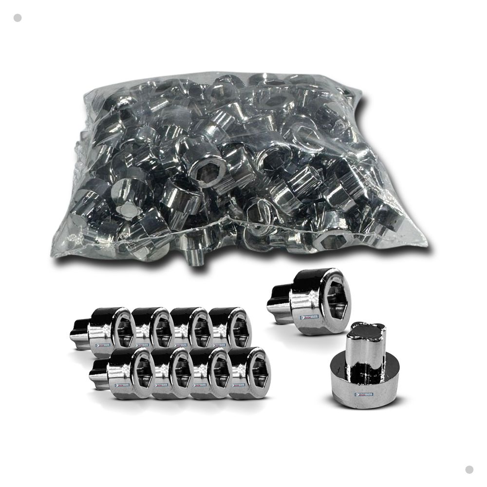 Kit 50 Rebites Allen Cromados para Rodas – Fixação e Estilo na Medida Certa