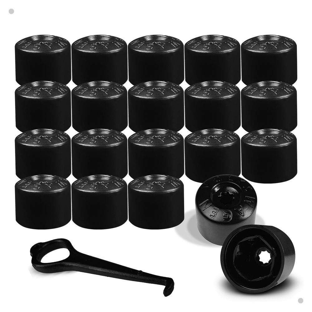 Kit Calotinha VW Jetta + Capas de Parafuso VW 17mm – Estilo Original nas Rodas