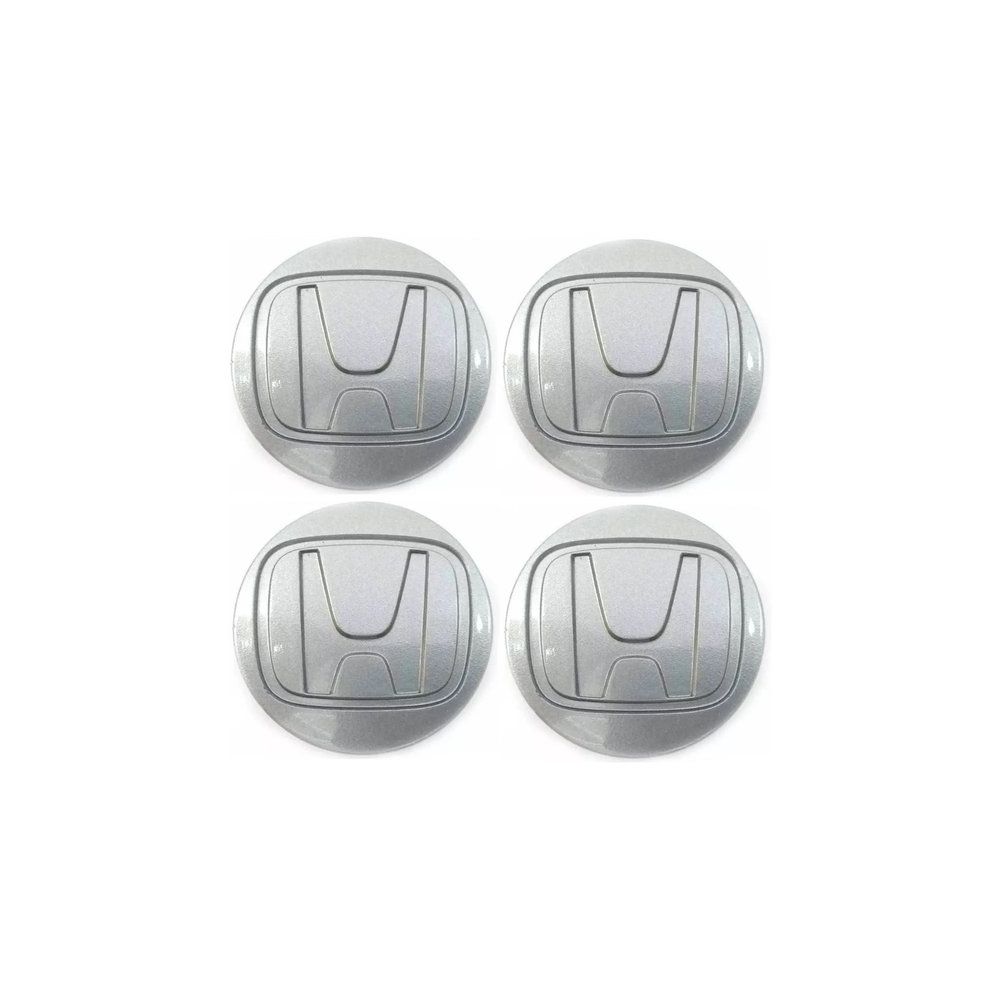 KIT 4 CALOTINHA HONDA FIT PRATA