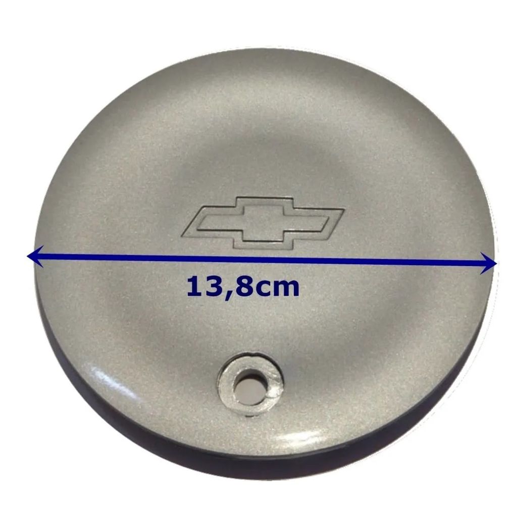 Kit 4 Calotas GM Corsa Esfirra Prata – Encaixe com Parafuso e Visual Original Garantido
