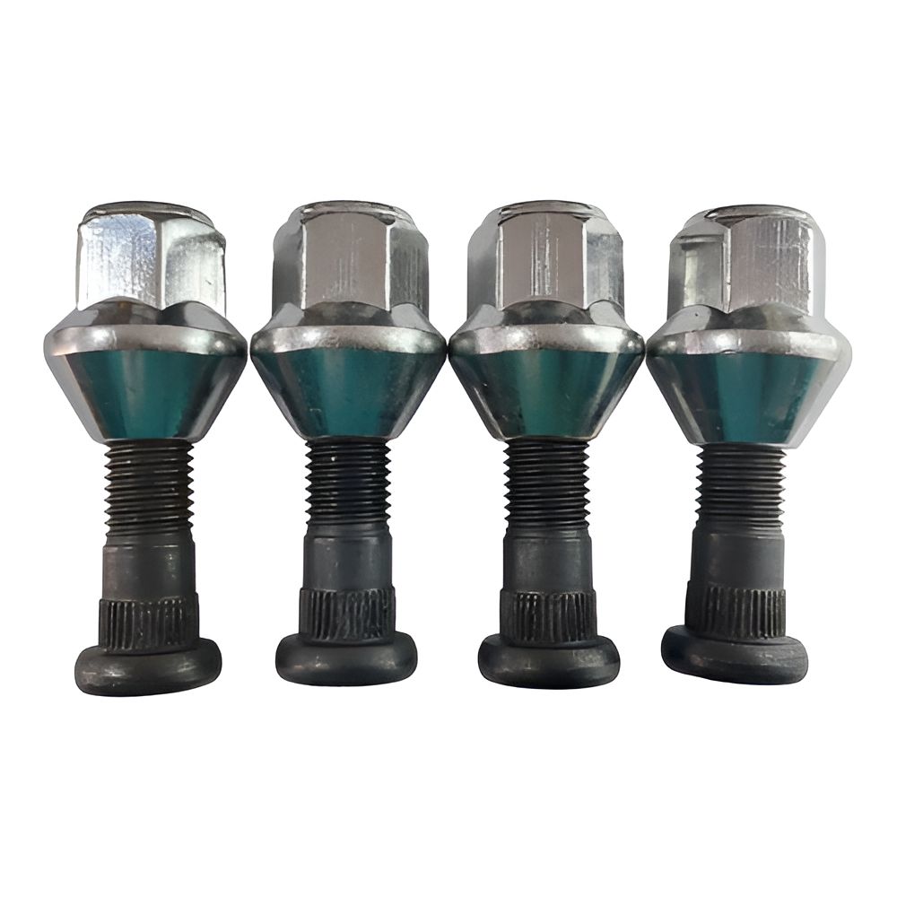 Kit 4 Prisioneiros + 4 Porcas Ford GLX – Encaixe Perfeito e Segurança para New Fiesta, Ka e EcoSport