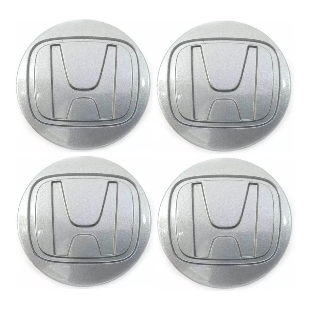 KIT 4 CALOTINHA HONDA FIT PRATA